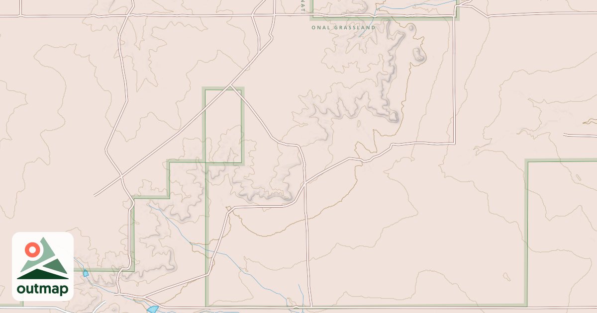 Map of ALKALI ARROYO G