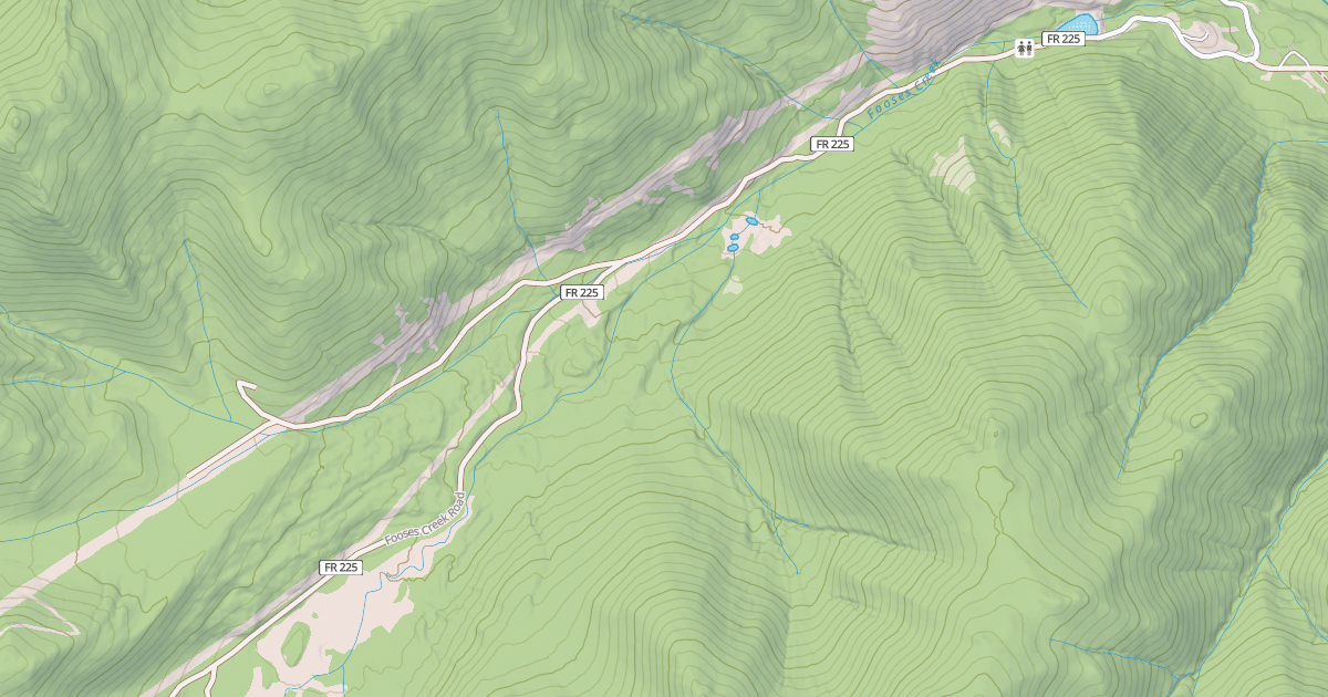 Map preview of FOOSES CREEK