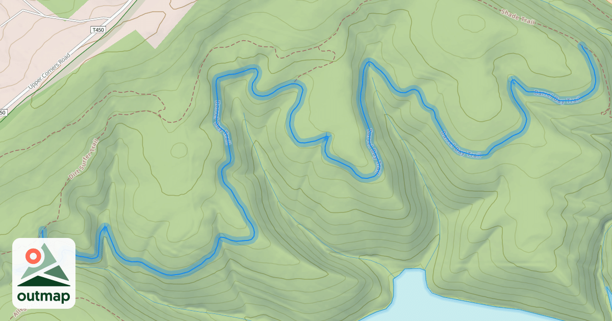 Map of Barrel Bay Trail