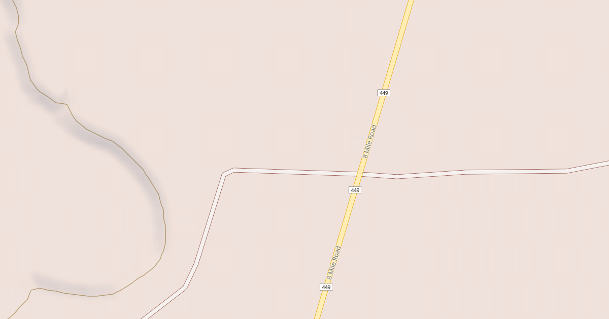Map preview of EIGHT MILE CUT ACROSS SPUR N