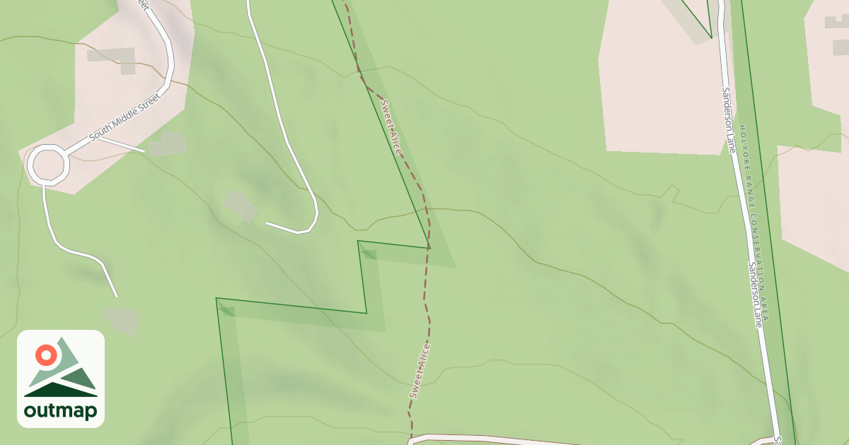 Map of Sweet Alice Trail