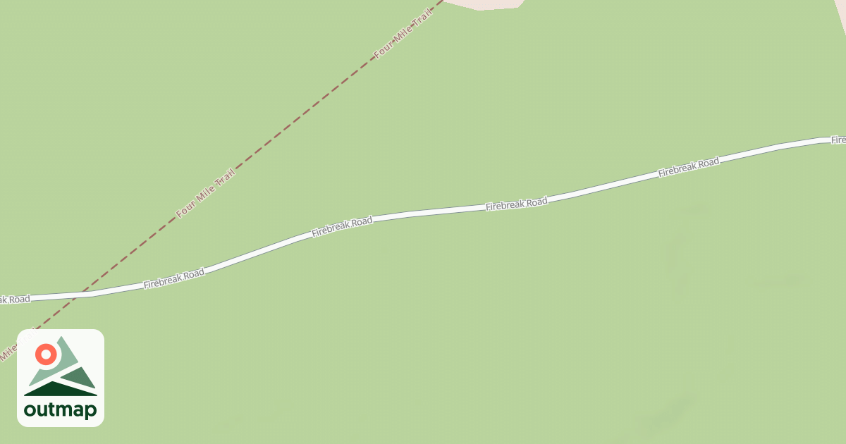 Map of S.B. Elliott State Park Snowmobile Trails