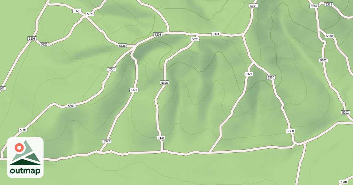 Map of USFS Motor Vehicle Use Map Trails 19990