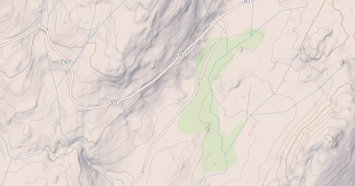Map preview of CHIQUITO CANYON D SPUR