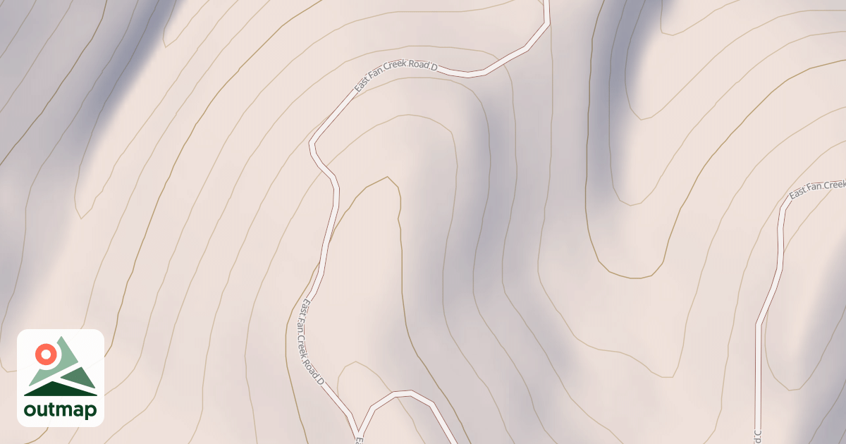 Map of EAST FAN CREEK D