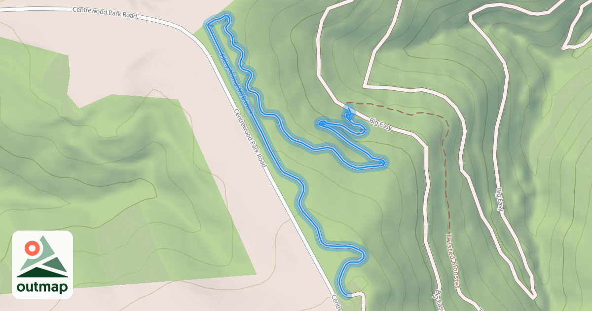 Map of Filthy Animal MTB track