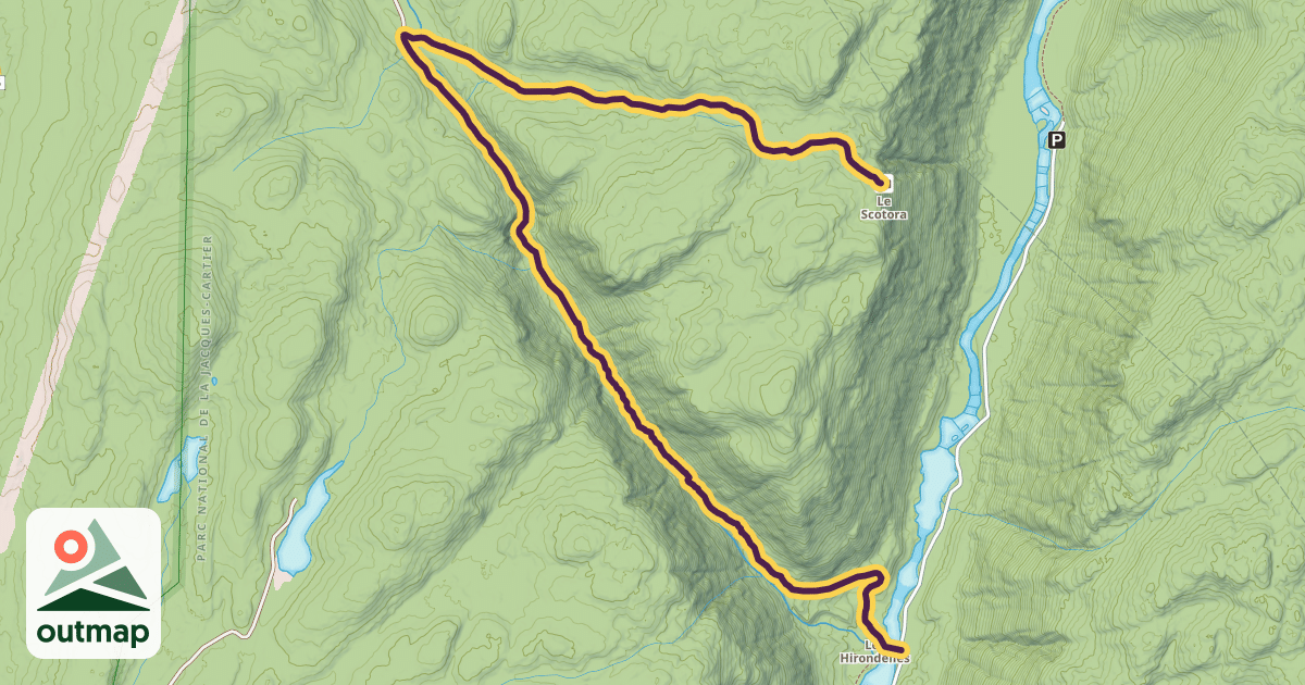 Map of Scotora Trail