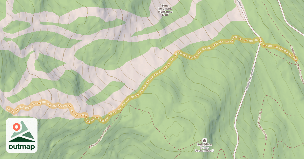 Map of Ascension Ski de montagne