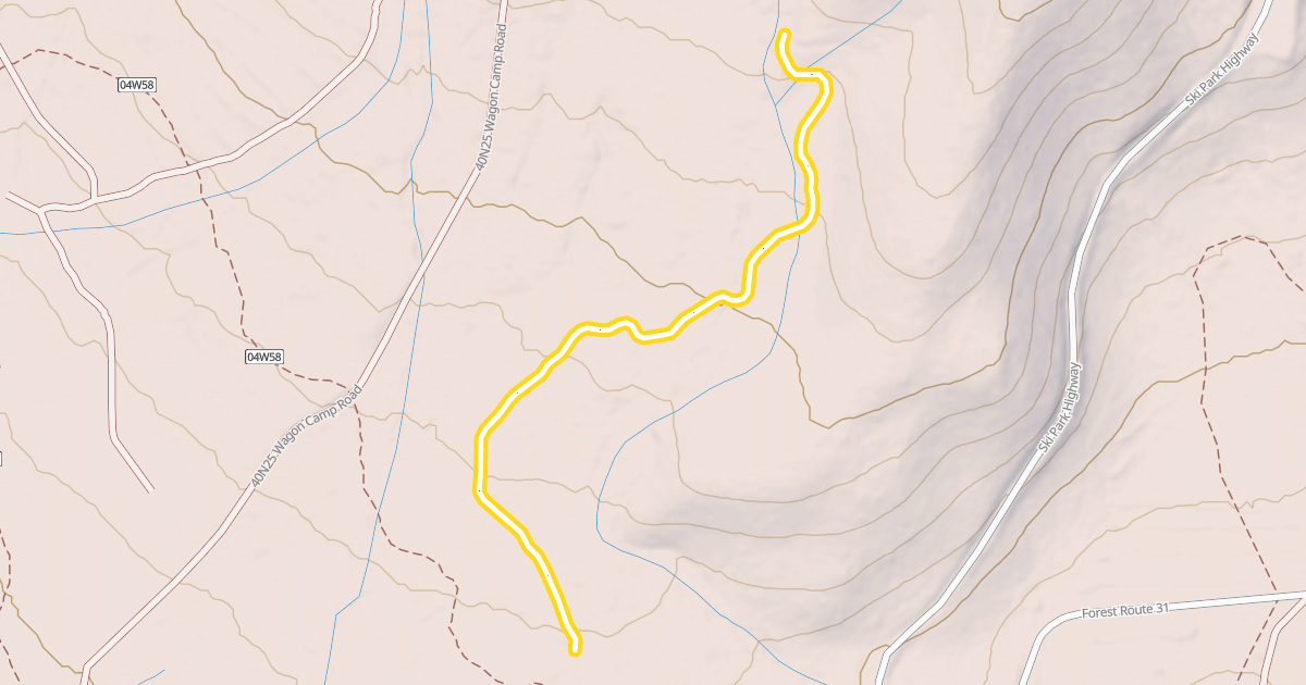 Map preview of Winding Way
