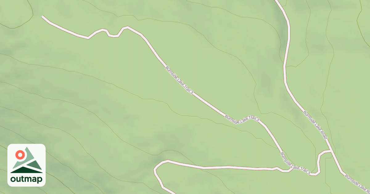 Map of BURNSIDE LAKE TRAIL 3