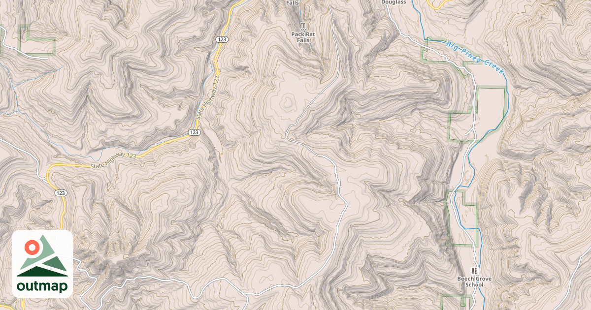 Map of BOWMAN