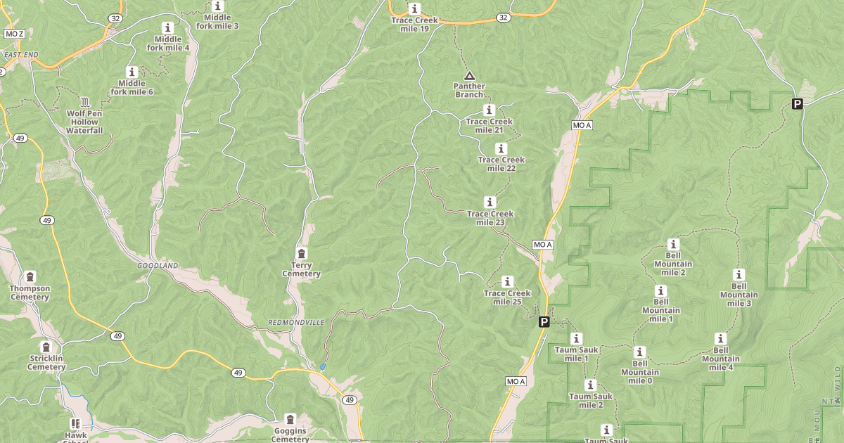 Map preview of PETER CAVE HOLLOW