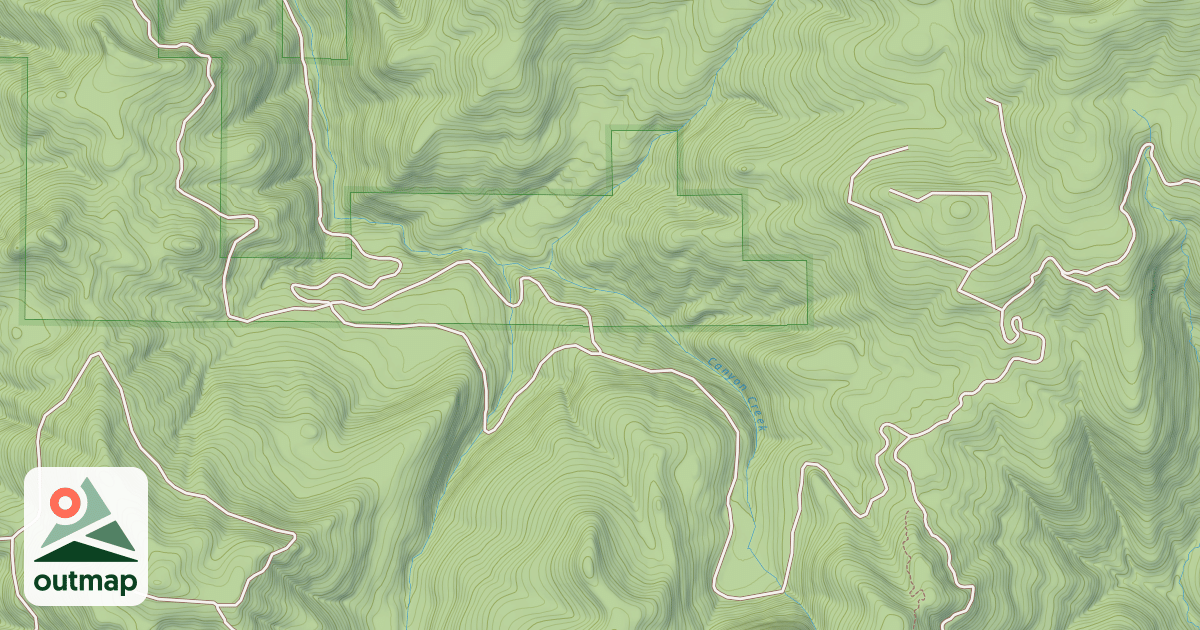 Map of CANYON CREEK RD