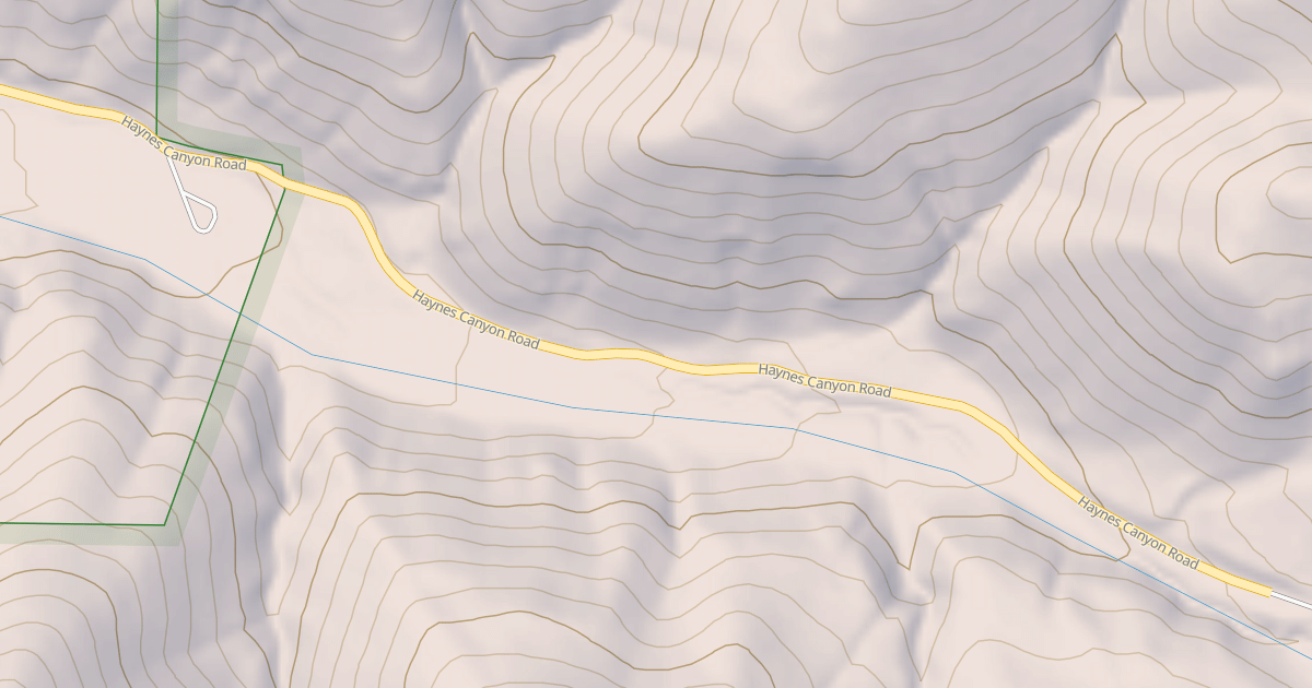 Map preview of HAYNES CANYON