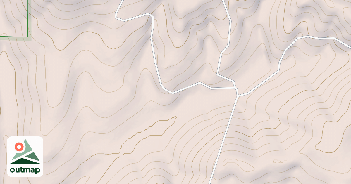 Map of DRY FORK D