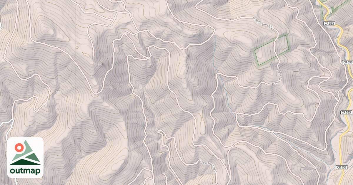 Map of USFS National Forest System Roads {121E723C-F63B-49DF-BC49-3D7351487676}