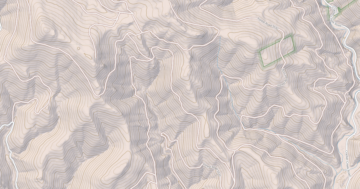 Map preview of USFS National Forest System Roads {121E723C-F63B-49DF-BC49-3D7351487676}