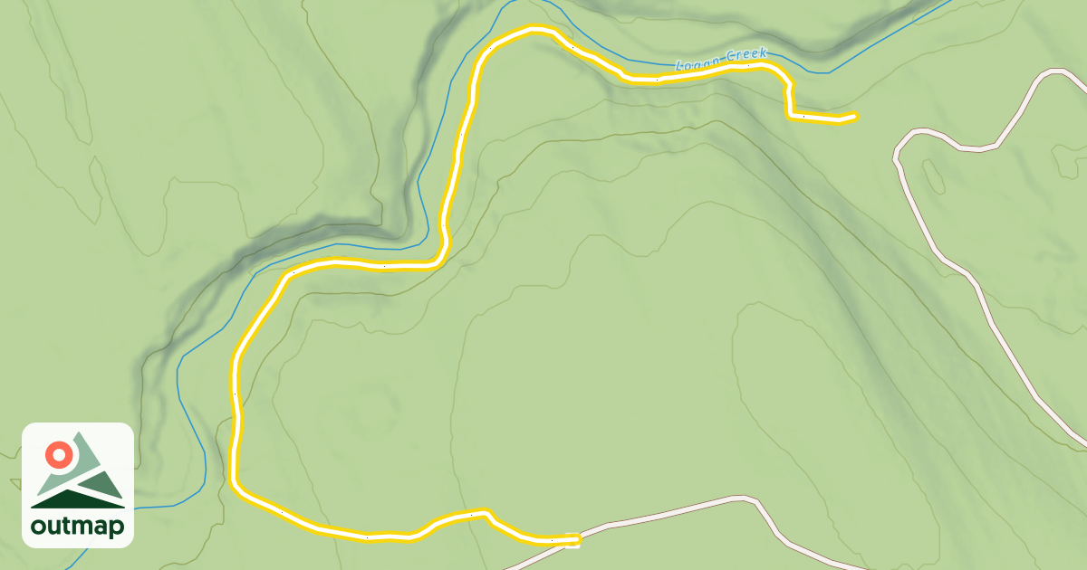 Map of Logan Creek