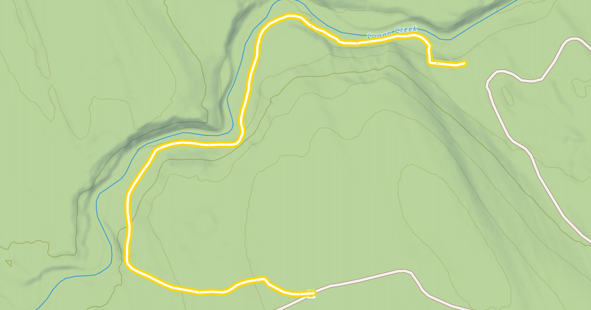 Map preview of Logan Creek