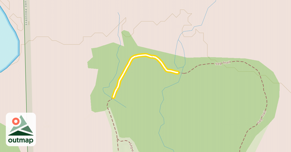 Map of Sag Trail