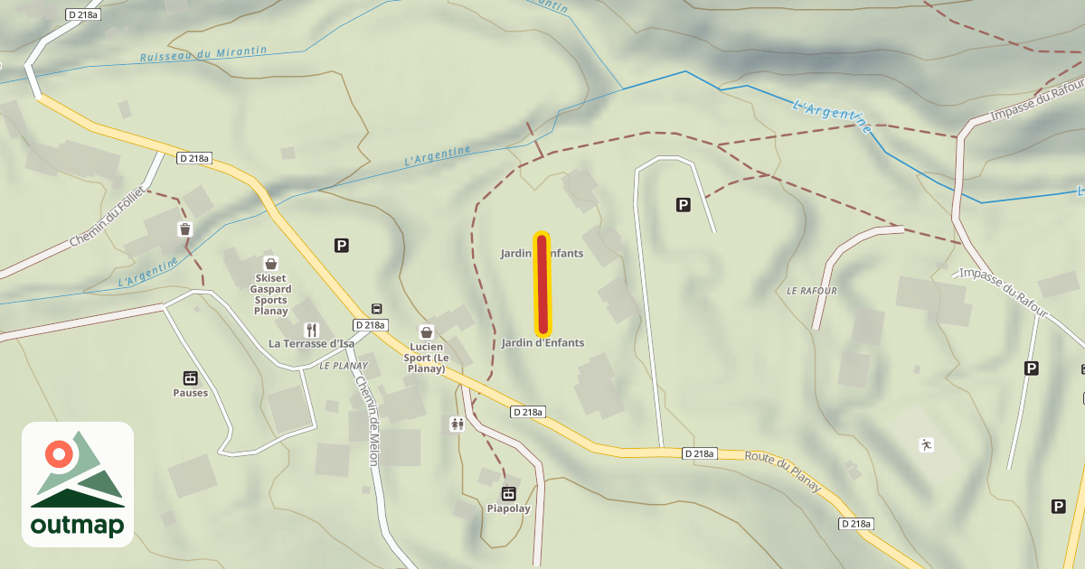 Map of Jardin d'Enfants