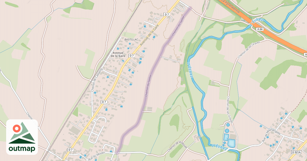 Map of Chemin du Saillet