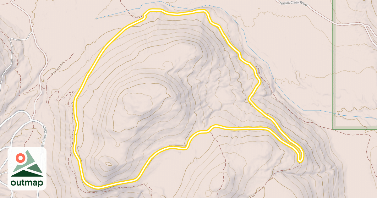 Map of Lake Loop