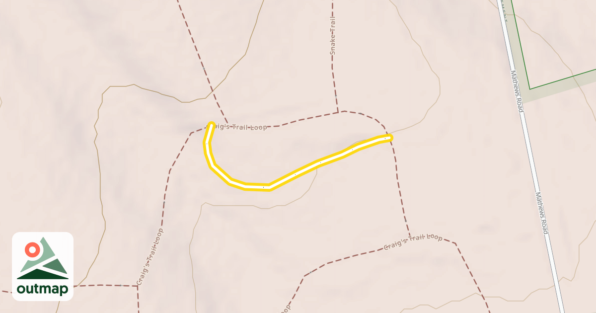 Map of Arthur's Loop