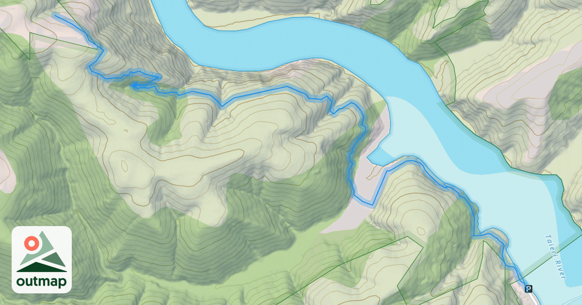 Map of Taieri River Millenium Track