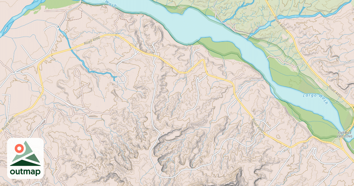 Map of BLM National GTLF Public Motorized Roads a34615c3-d3ef-42b4-a417-a0e780906424