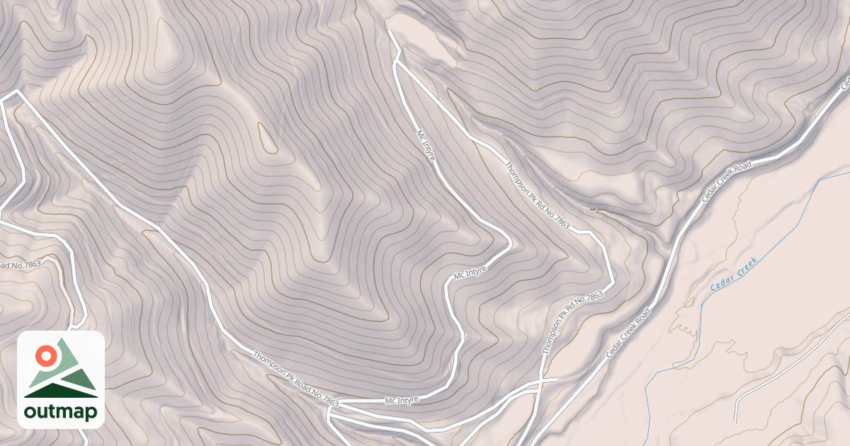 Map of MCINTYRE