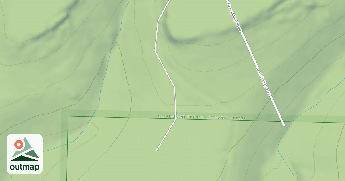 Map of USFS National Forest System Roads {B3639FC4-6820-4184-8D16-4CF2C96230EB}