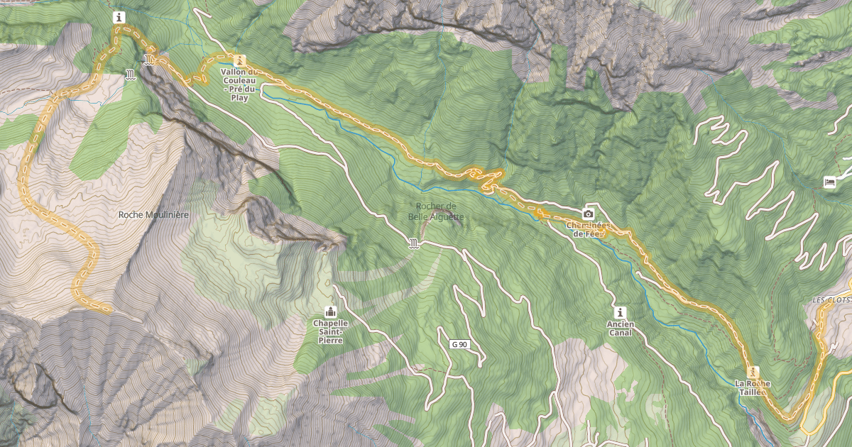 Map preview of Mouto Aouto — Saint-Clément-sur-Durance