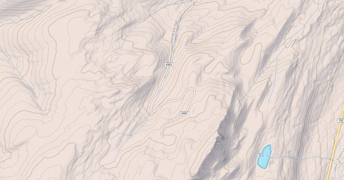 Map preview of GOLD HILL ATV