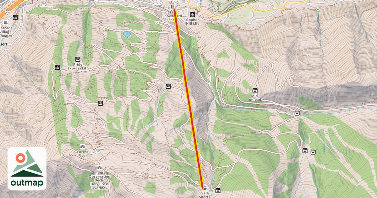 Map of Gondola One