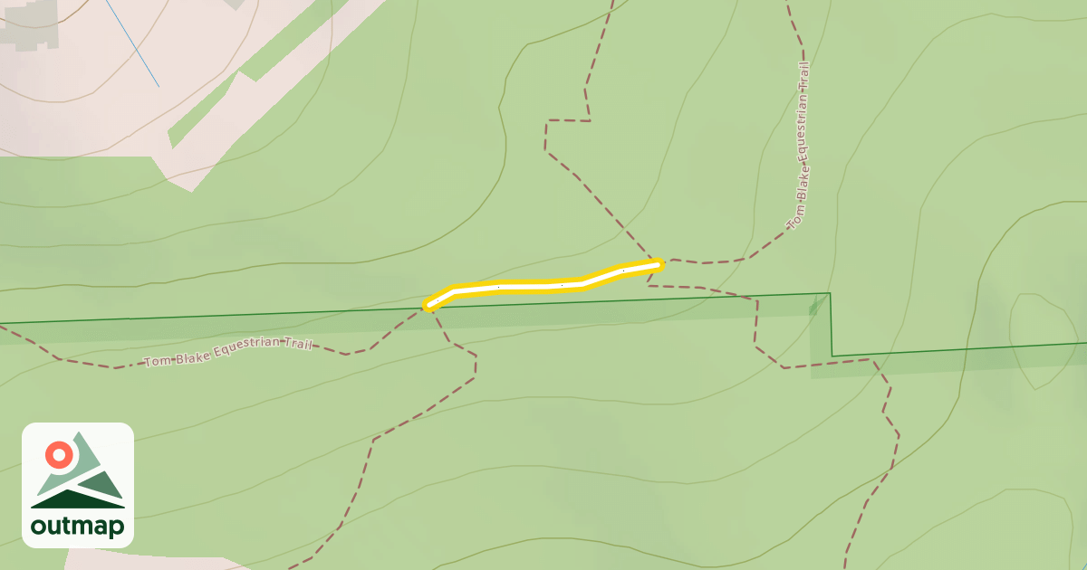 Map of Tom Blake Trail
