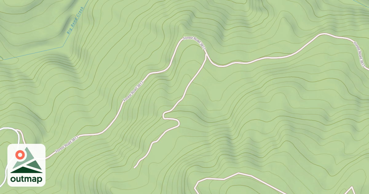 Map of BEND CREEK - WASHBOARD