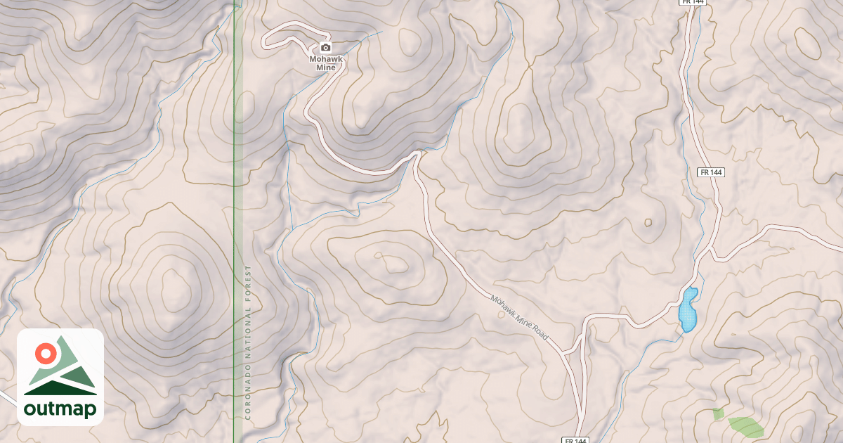 Map of MOHAWK MINE
