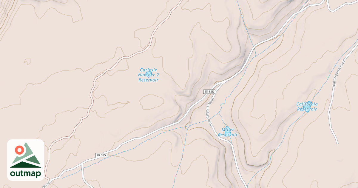 Map of TRAIL CANYON
