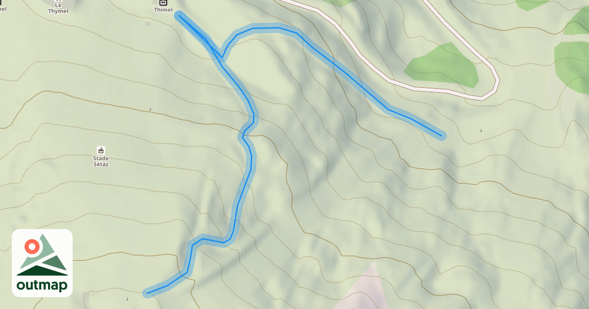 Map of Boardercross Thimel