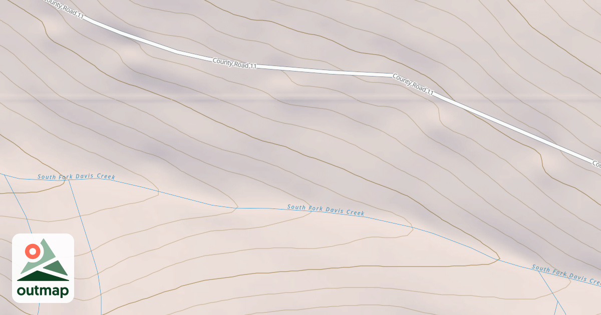 Map of BENTON MEADOW SPUR