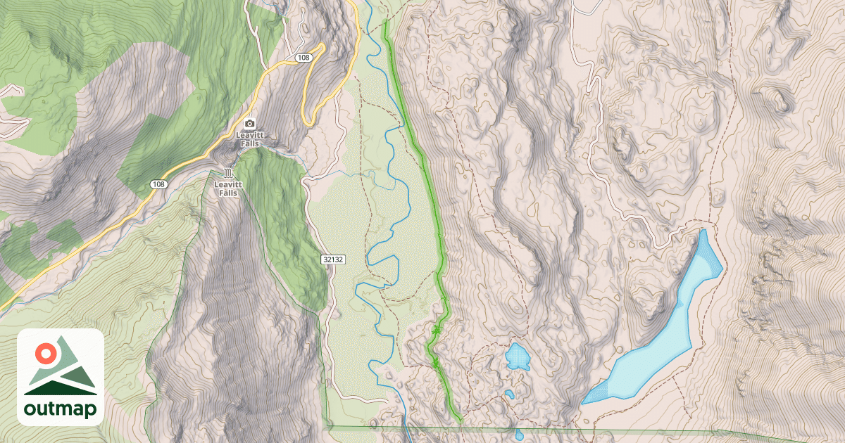 Map of West Walker River Trail