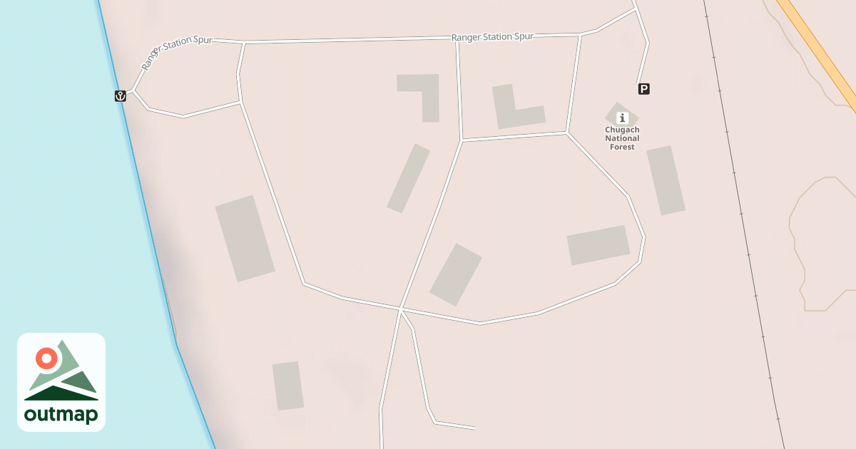 Map of KENAI LAKE WC BUNKHOUSE RD