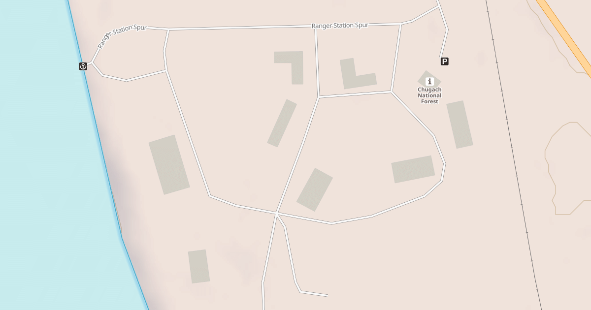 Map preview of KENAI LAKE WC BUNKHOUSE RD