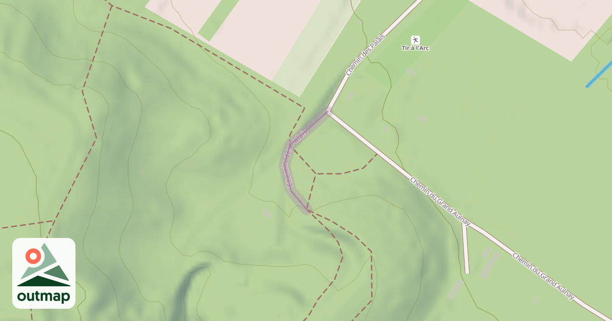 Map of Chemin des Palais