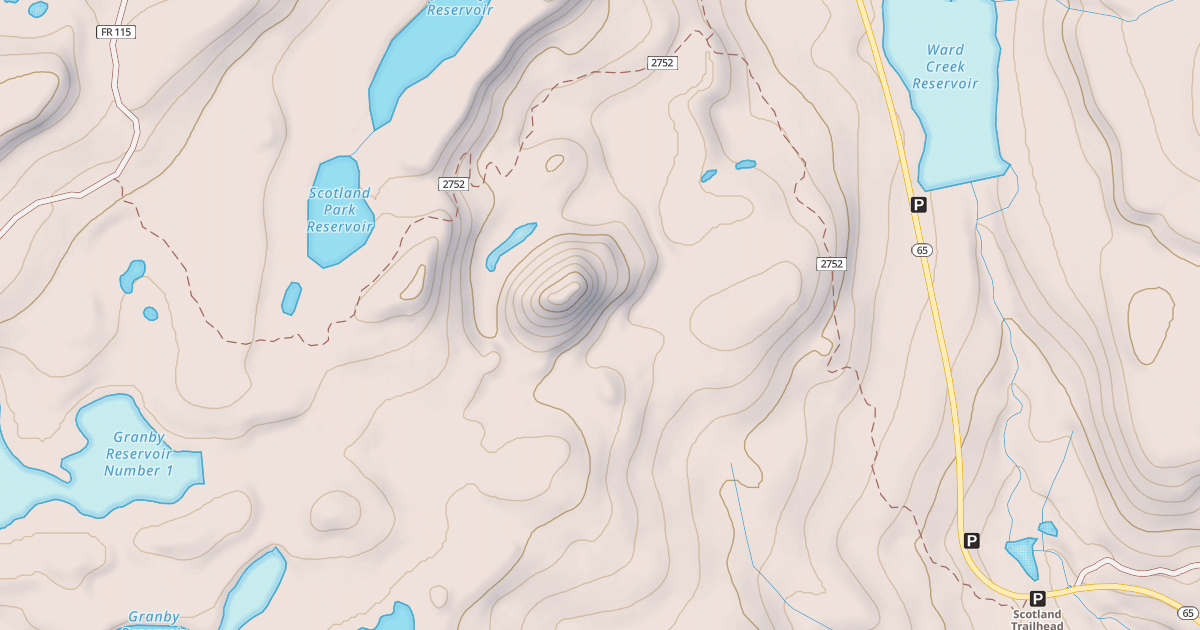 Map preview of Scotland