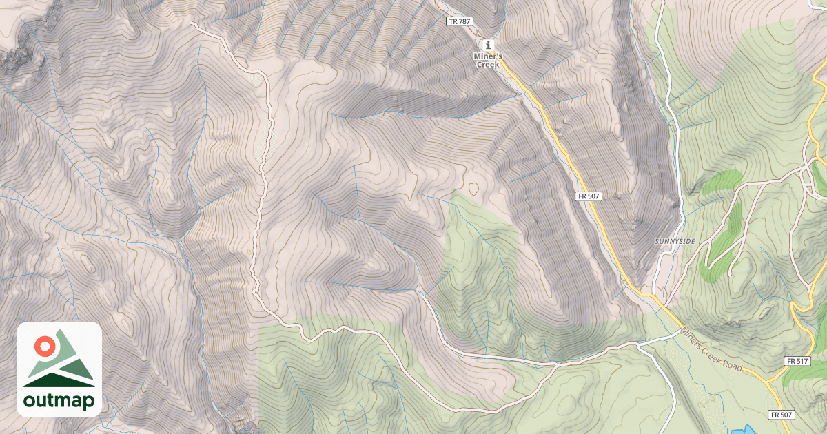Map of SAWMILL GULCH