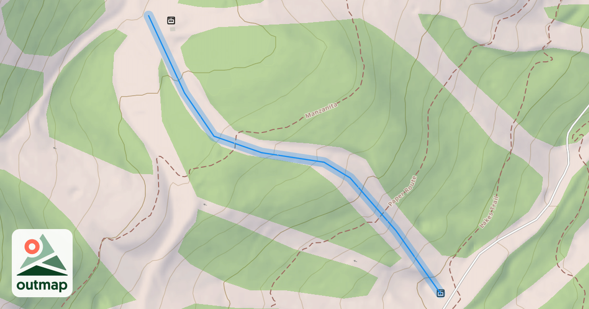 Map of Manzanita