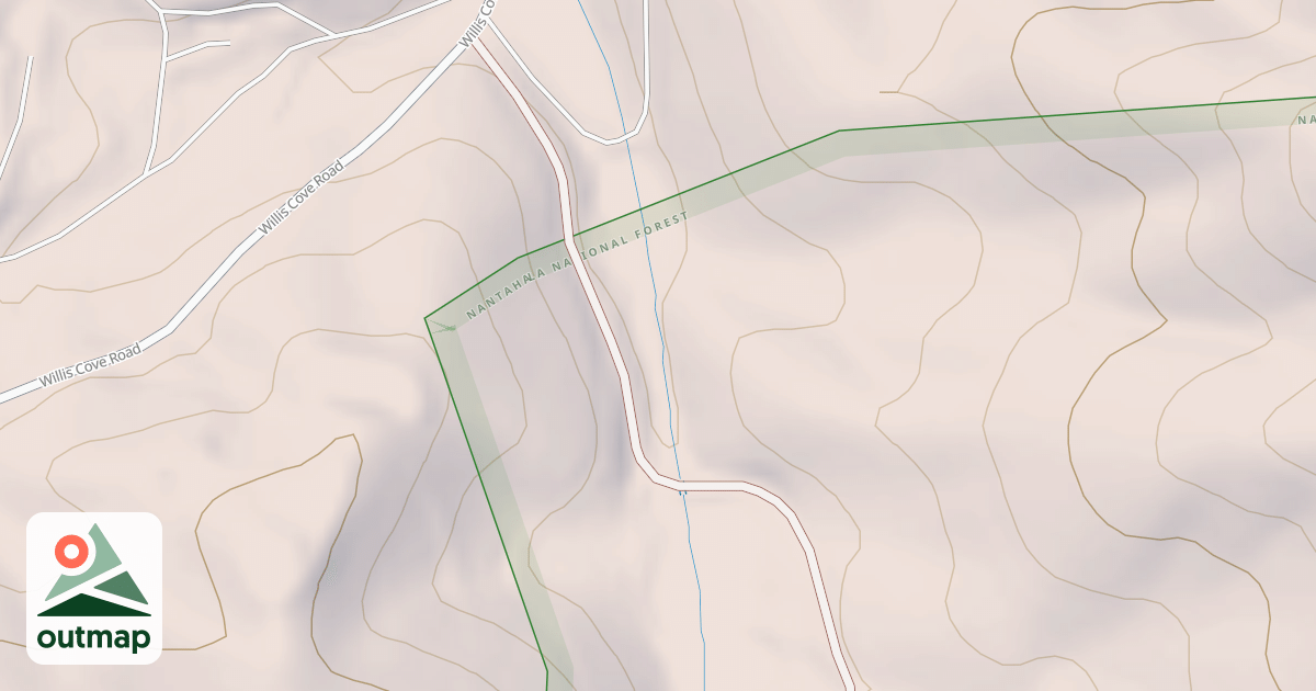 Map of WILLIS COVE