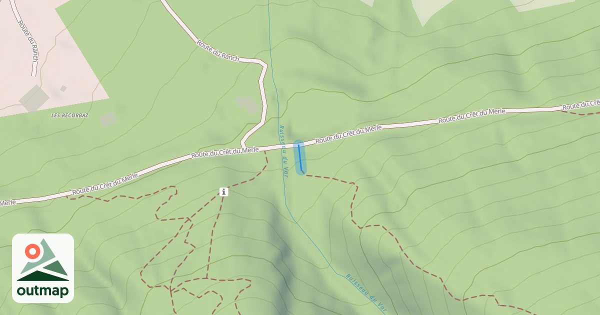 Map of Piste VTT Enduro des Encarnes N°15